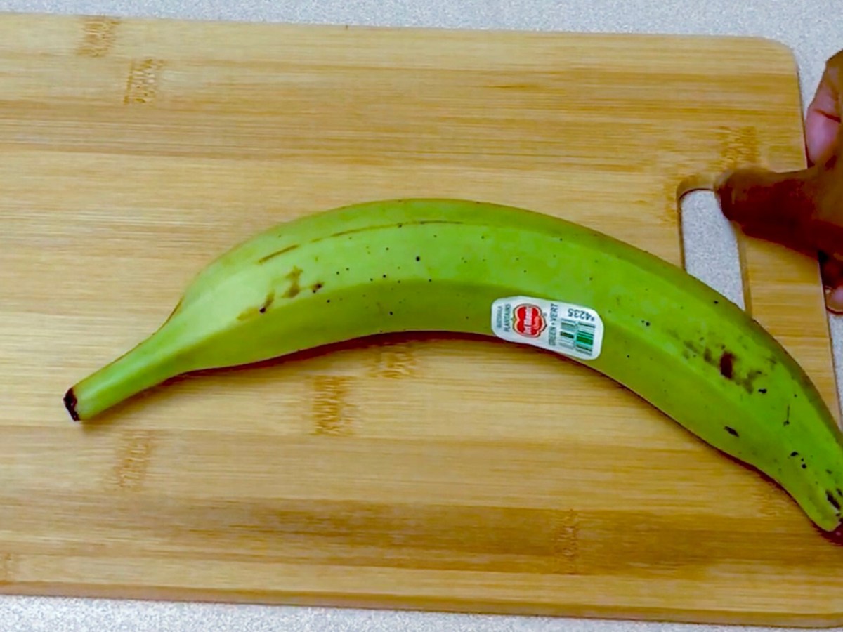 How to peel green bananas &&nbsp;plantain